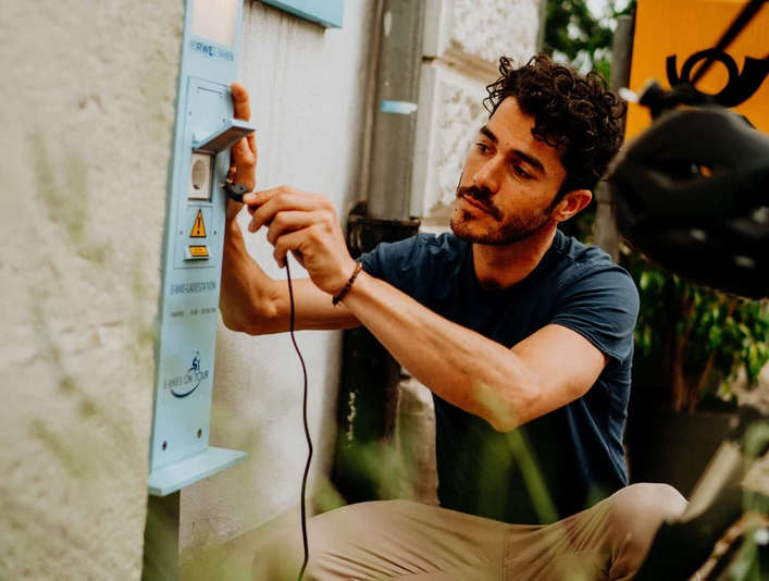 E-Bike-Ladestation E-Bike-Ladestation