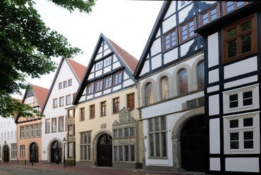 Das Bild zeigt Minden Museumszeile Vorderansicht