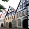 Das Bild zeigt Minden Museumszeile Vorderansicht