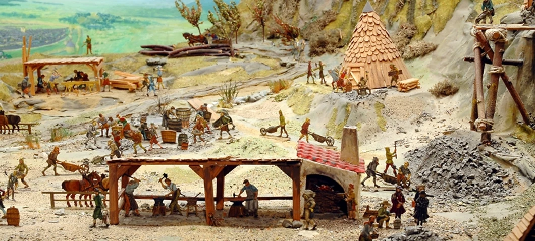 Rammelsberg um1500 im Zinnfiguren-Museum Rammelsberg um1500 im Zinnfiguren-Museum