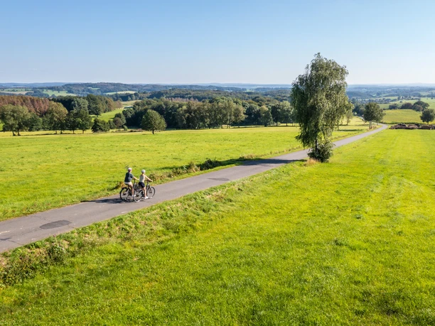 Dronenaufnahme im Bergischen
