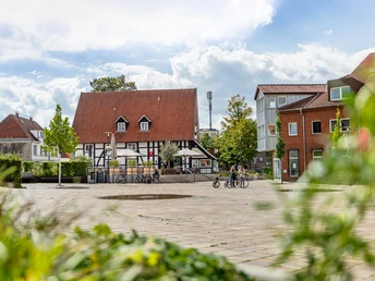 Marktplatz Steinhagen Blick auf den Marktplatz in Steinhagen