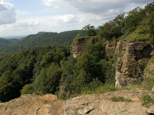 Klippen von Hohenstein Teufelskanzel Klippen von Hohenstein Teufelskanzel