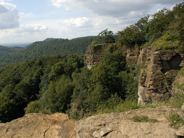 Klippen von Hohenstein Teufelskanzel Klippen von Hohenstein Teufelskanzel