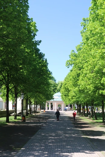 Historischer Kurpark mit Brunnentempel