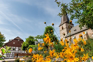 Innenstadt mit Kirche in Werther (Westf.)