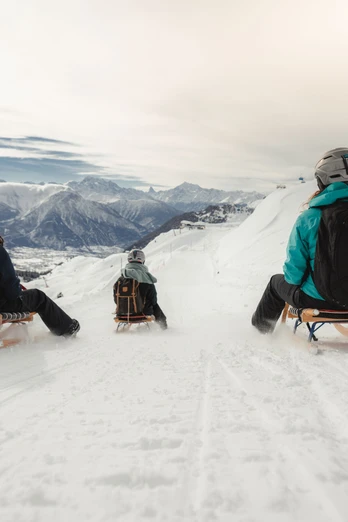 Schlitteln Moosfluh Riederalp