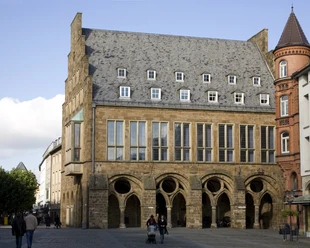 Das Bild zeigt das Rathaus in Minden