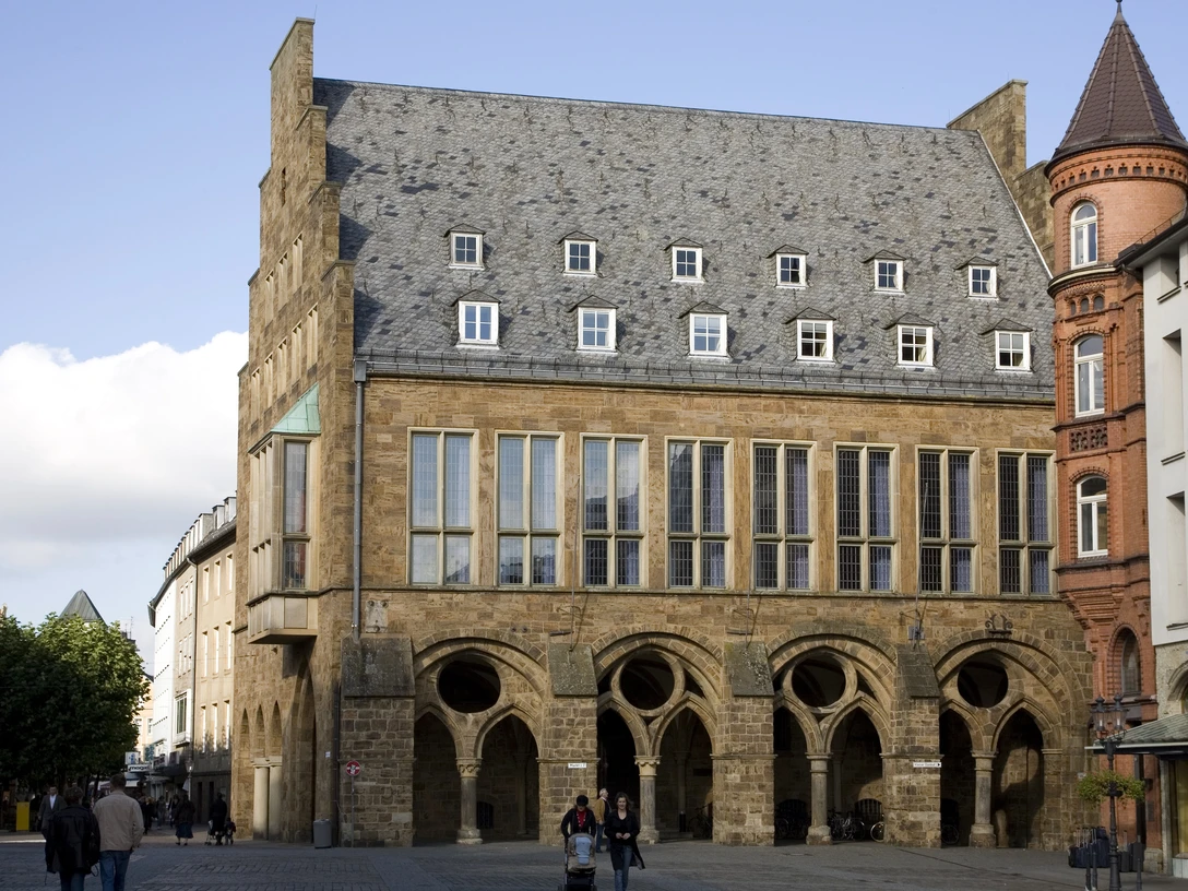 Das Bild zeigt das Rathaus in Minden