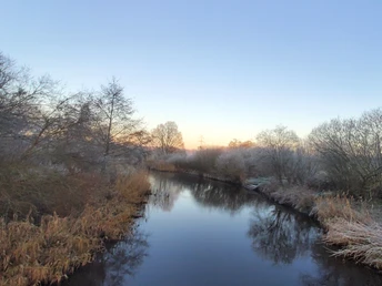 Die Wümme bei kühlen Temperaturen Die Wümme bei kühlen Temperaturen