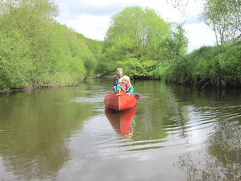Paddeltour auf der Oste zu zweit Paddeltour auf der Oste zu zweit
