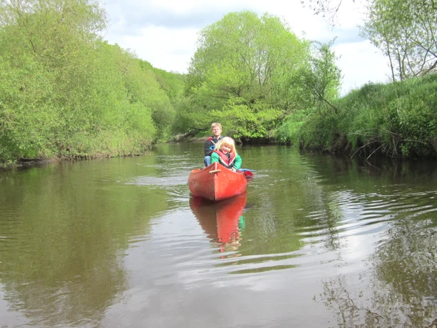 Paddeltour auf der Oste zu zweit Paddeltour auf der Oste zu zweit