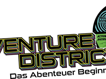 Adventure-district-black-transparent-foto_ccbysa_foto©adventure-district.png Das Bild zeigt das bunte, dynamische Logo des Adventure Districts. Es kombiniert grafische Elemente von fünf einzigartigen Erlebnisthemen: 3D Illusion, Action, 3D Blacklight, Magic L und Laser District. Zusammen mit dem Schriftzug „Adventure District“ vermittelt das Design einen Eindruck von Spaß, Abenteuerlust und Vielfalt. Ideal für all jene, die auf der Suche nach spannenden und kreativen Freizeitaktivitäten sind.