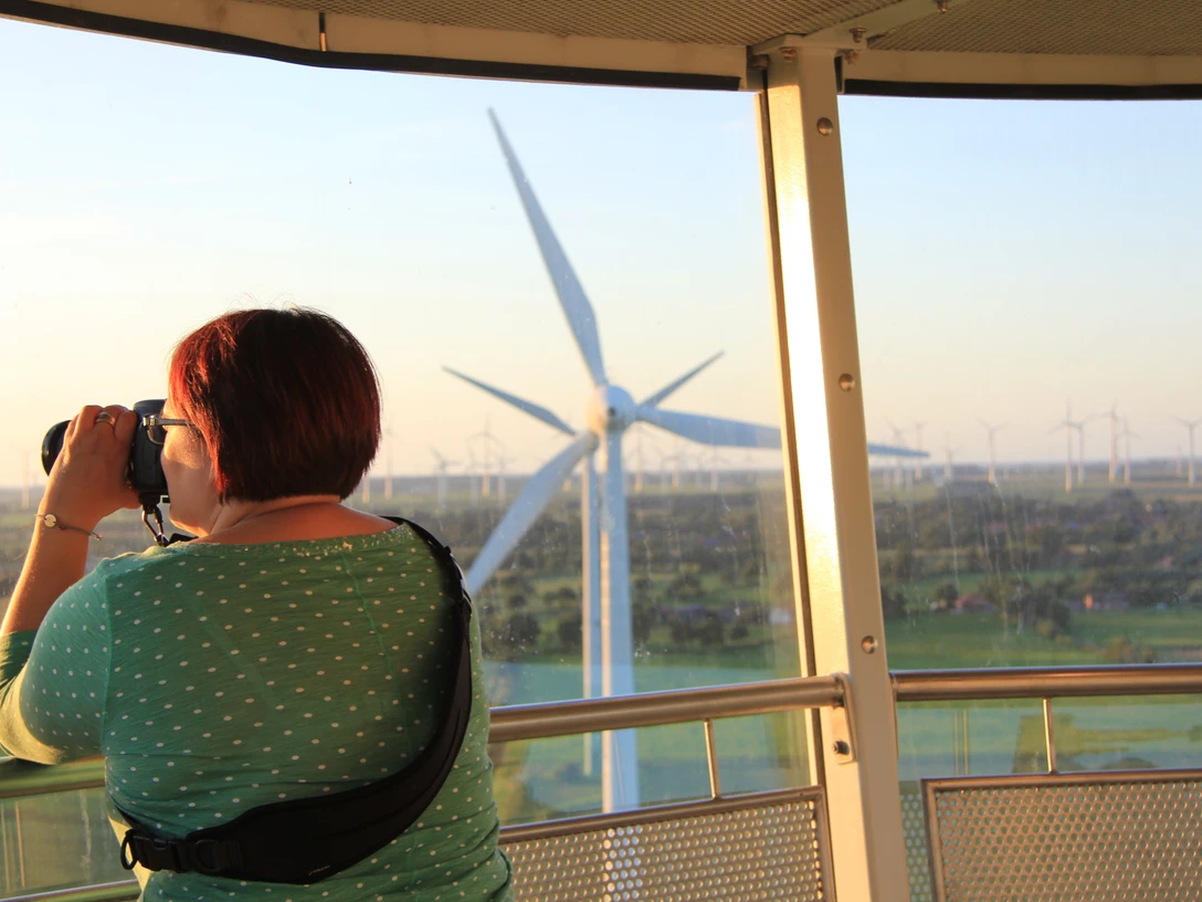 Ausblick Windkraftanlage Westerholt