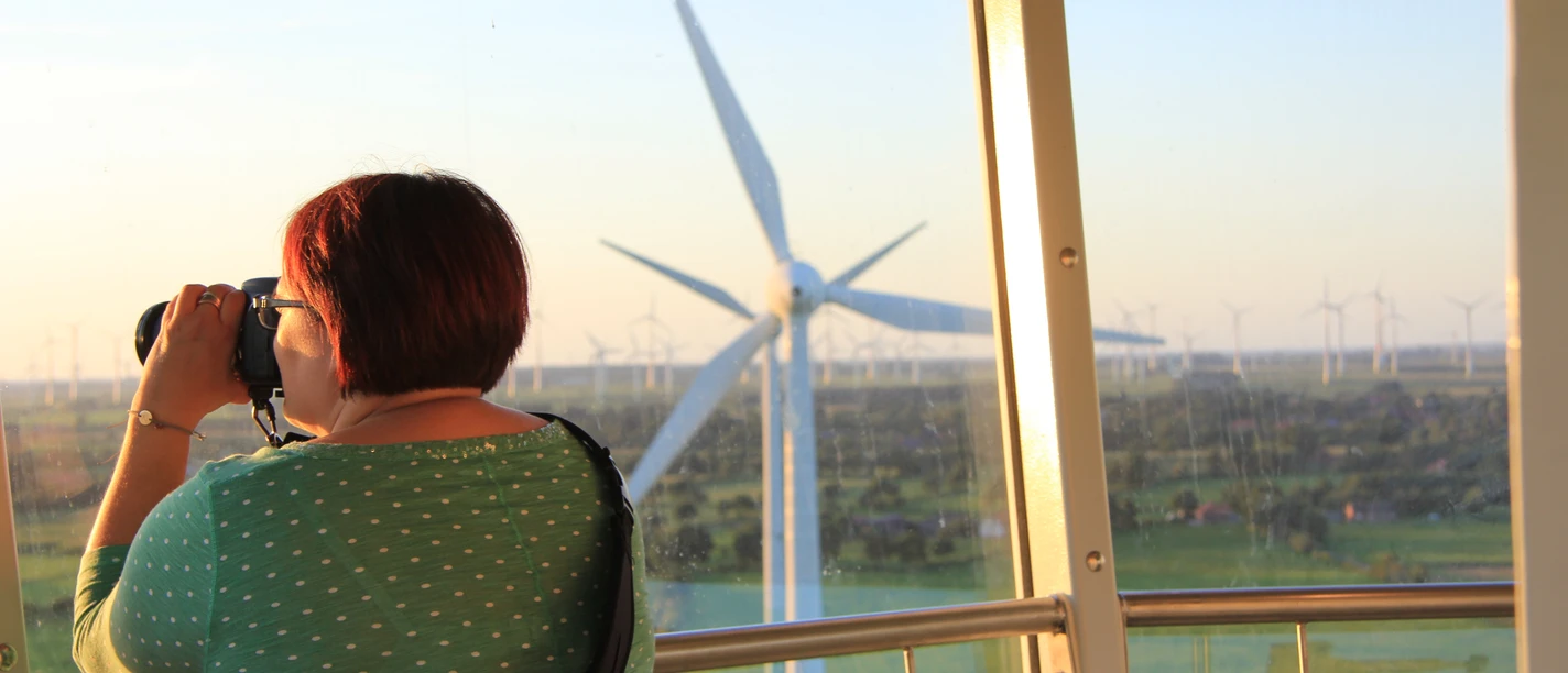 Ausblick Windkraftanlage Westerholt