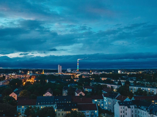 Bunte Esse Chemnitz aus der Ferne