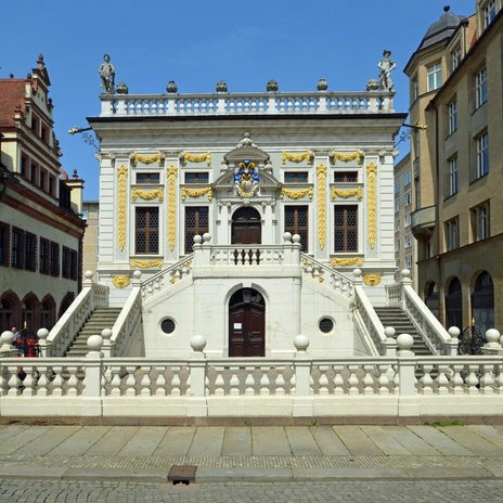 Alte Börse am Naschmarkt - Sehenswürdigkeiten in Leipzig