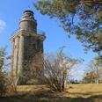 Bismarckturm auf dem Wachtelberg Wurzen - Sehenswürdigkeiten in der Leipzig Region Blick auf den Bismarckturm, umgeben von Natur, Freizeit, Aktiv, Region