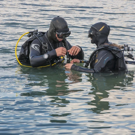 Tauchen im Schladitzer See - Leipziger Neuseenland