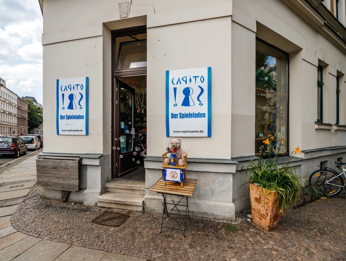 Capito Spieleladen, Außenansicht
