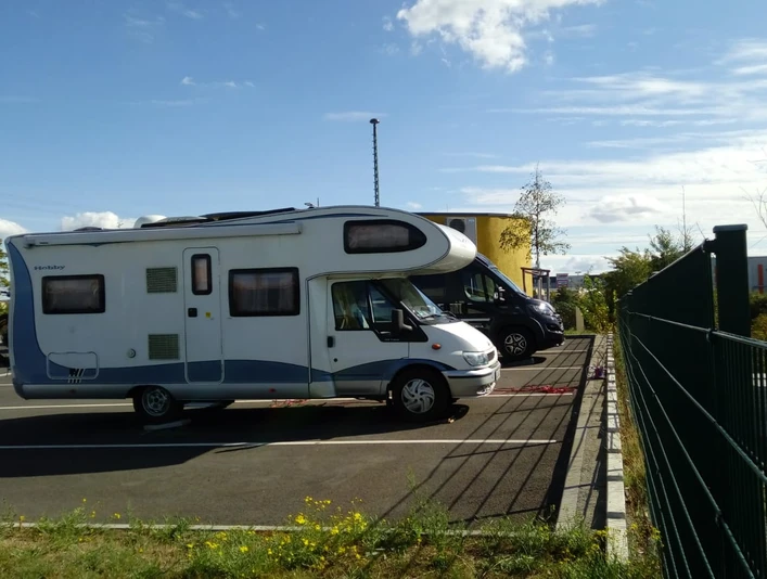 Wohnmobilstellplatz Parken "Am Goldstück" Leipzig © 4S BusPort GmbH