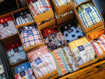 De Scale, Detailansicht Unterhosen