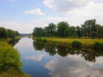 Mulderadweg bei Eilenburg