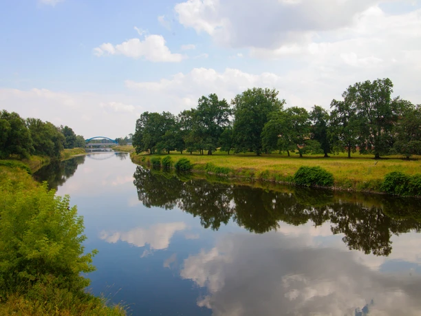 Mulderadweg bei Eilenburg