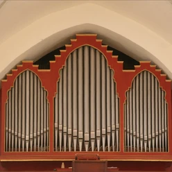 Eule-Orgel in der Frauenkirche in Grimma