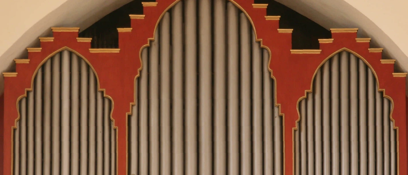 Owl organ in the Frauenkirche in Grimma