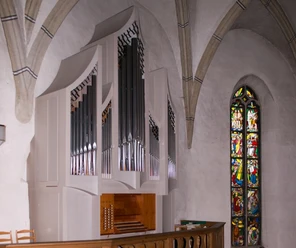Eule-Orgel in der St. Wenceslai Kirche in Wurzen © Dieter Wadewitz