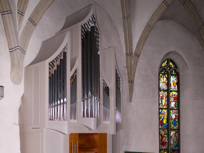 Eule-Orgel in der St. Wenceslai Kirche in Wurzen © Dieter Wadewitz