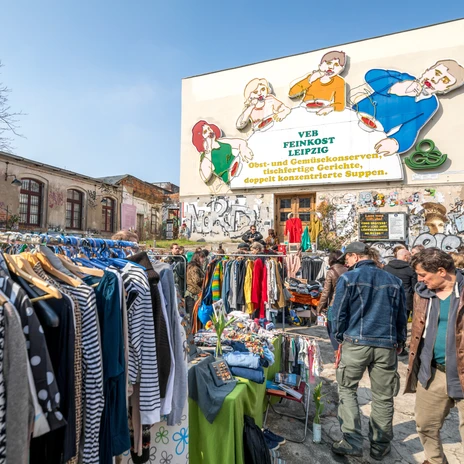 Flohmarkt auf der Feinkost Leipzig - Freizeiterlebnisse in Leipzig