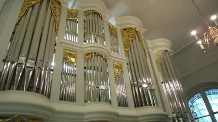 Orgel in der Martin-Luther-Kirche in Markkleeberg