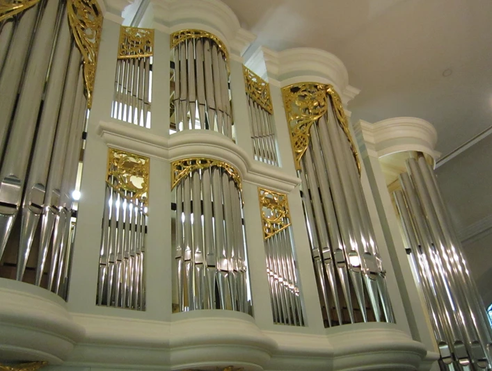 Orgel in der Martin-Luther-Kirche in Markkleeberg