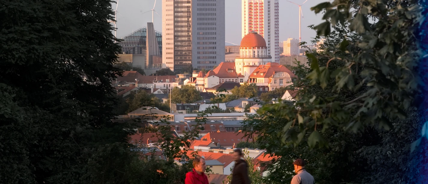 Blick vom Fockeberg - Aussichtspunkte in Leipzig