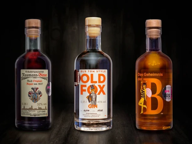 Gamme de spiritueux Fuchs - Produits régionaux de Leipzig