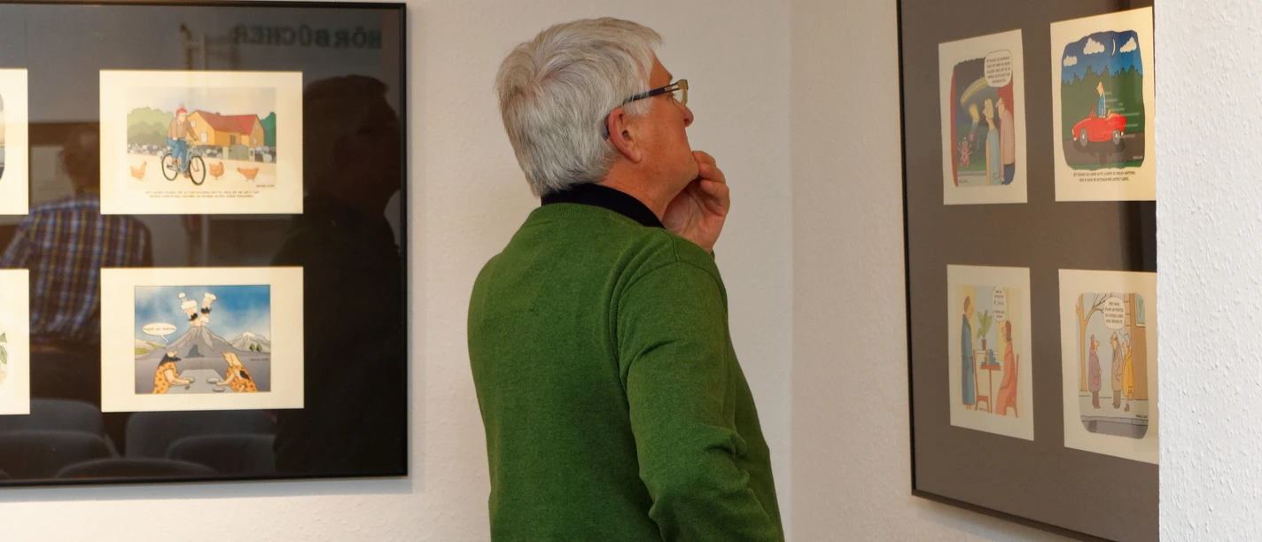 Galerie in der Stadtbibliothek Geithain