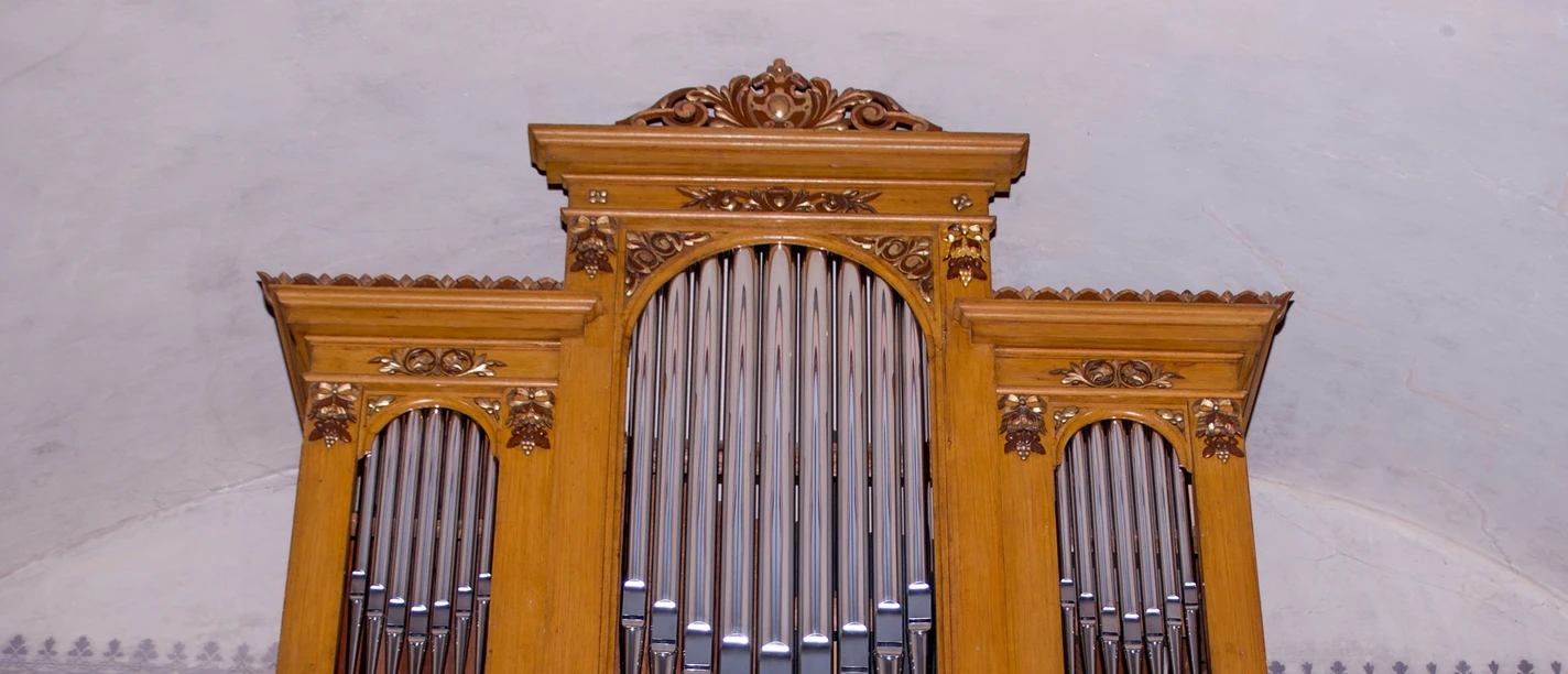 Orgue de Gerhardt dans l'église du domaine de Kleinliebenau