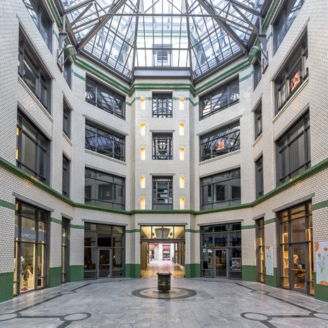 Hansa Haus - Architecture de la Höfe et Passage à Leipzig