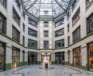 Hansa Haus - Architektura Höfe a pasáže v Lipsku