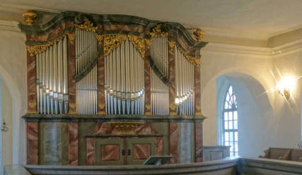 Hildebrandt-Orgel in der Kreuzkirche Störmthal