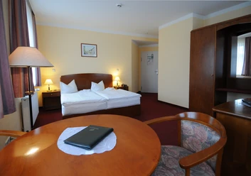 Doppelzimmer im Hotel Döbelner Hof - Unterkunft in Leipzig
