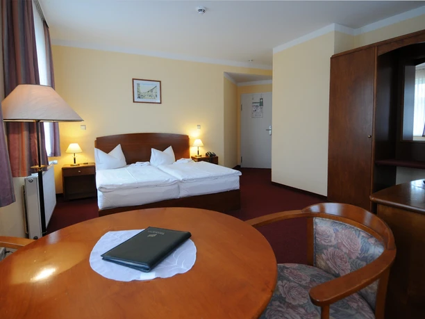 Dvoulůžkový pokoj v hotelu Döbelner Hof - Ubytování v Lipsku