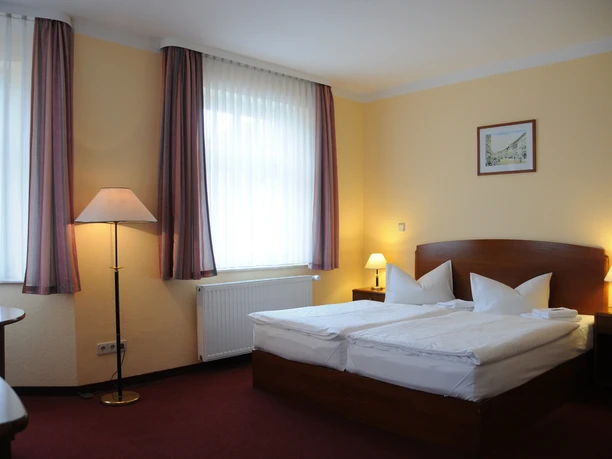 Dvoulůžkový pokoj v hotelu Döbelner Hof - Ubytování v Lipsku