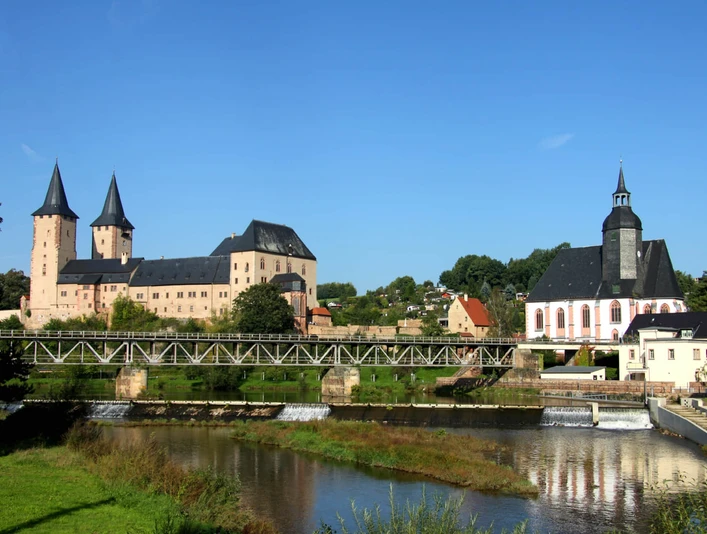 Schloss und St. Petrikirche zu Rochlitz