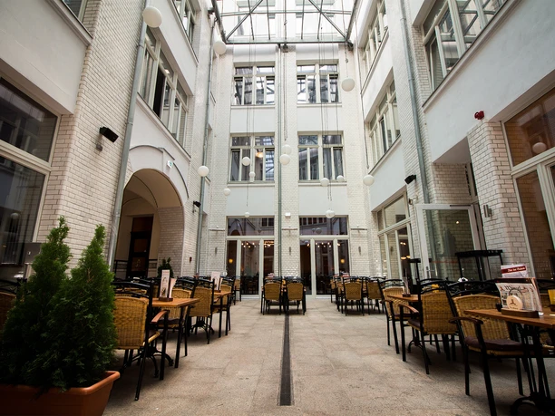 Nádvoří Kleines Joachimsthal - Architektura nádvoří a průchodů v Lipsku