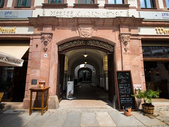 Eingang Kleines Joachimsthal - Architektur der Höfe und Passagen in Leipzig