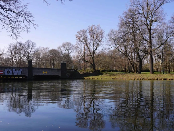 Elsterflutbecken - Lipsk wiosną