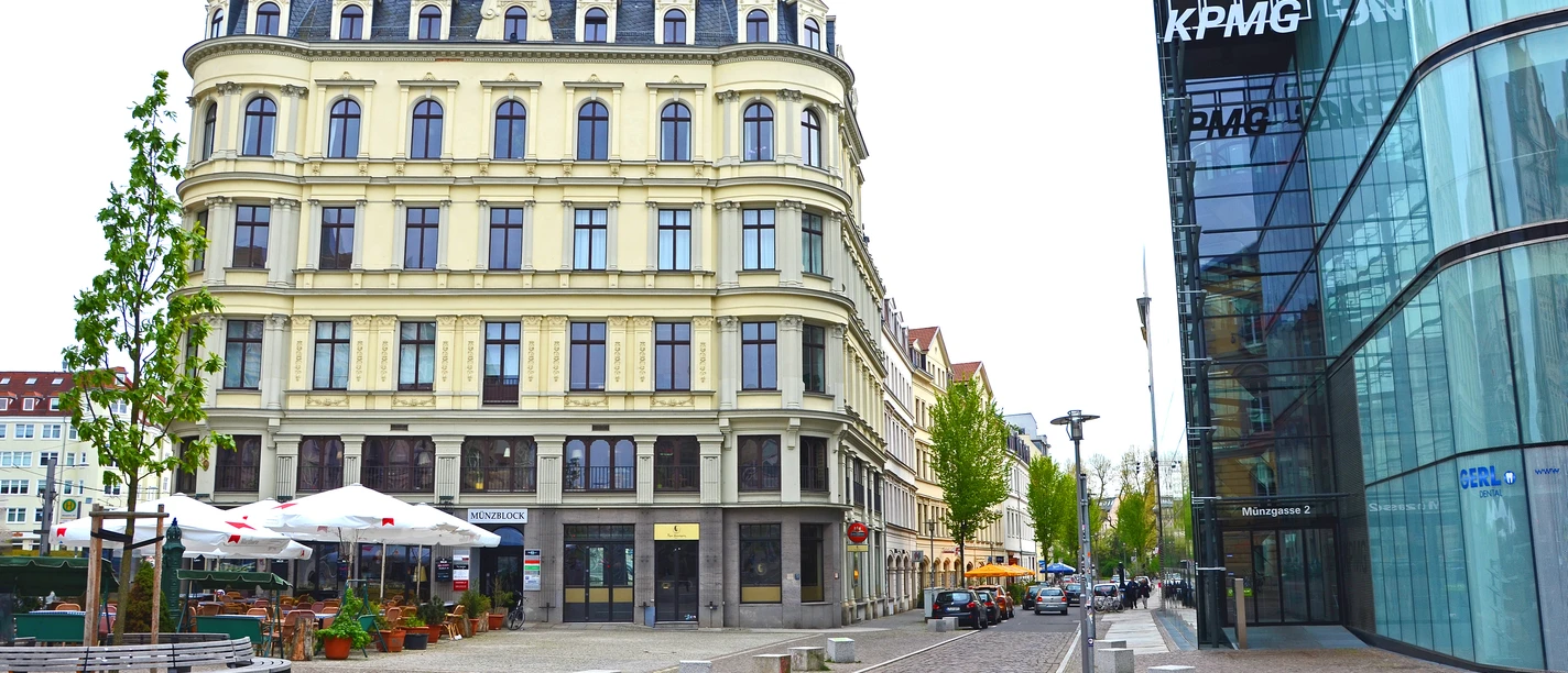 Münzgasse - módní ulice v Lipsku